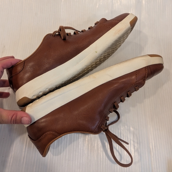 COLE HAAN Men\'s Brown Leather Lace-up Oxford Loafers Casual Dress Shoes Size 10 main image 8